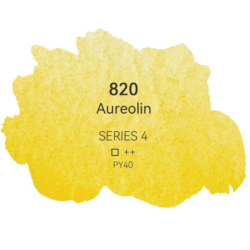 فينيكس طلاء ألوان مائية احترافي من فونيكس - نصف مقلاة بألوان مائية واحدة - أوريولين 820 - Image 2